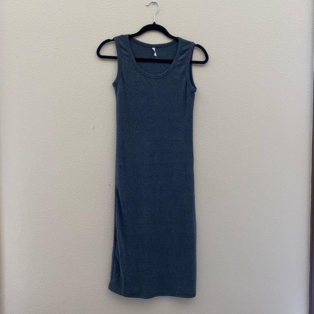 Dark Heather Grey Dress